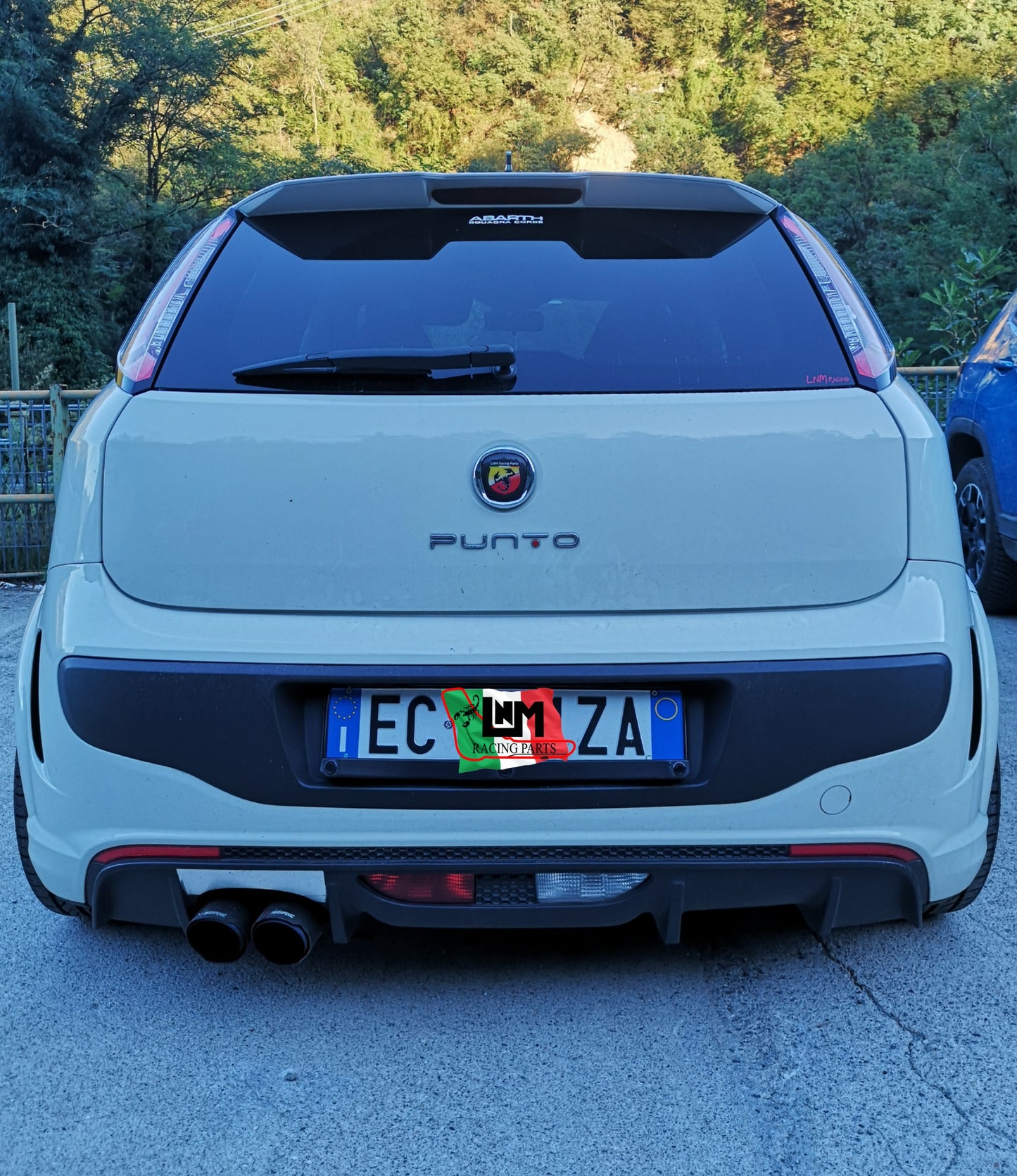 Distanziali da ponte mod.corsa posteriori interni punto abarth / punto evo abarth / fiat punto / Alfa mito / opel corsa d / opel adam s Bulloneria rinforzata inclusa LNM