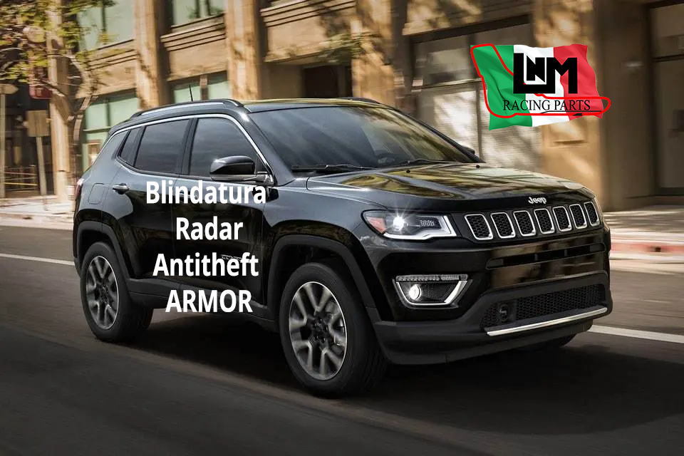Blindatura Radar Jeep Compass Centralina Antifurto acciaio INOX ANTITHEFT ARMOR ECU LNM