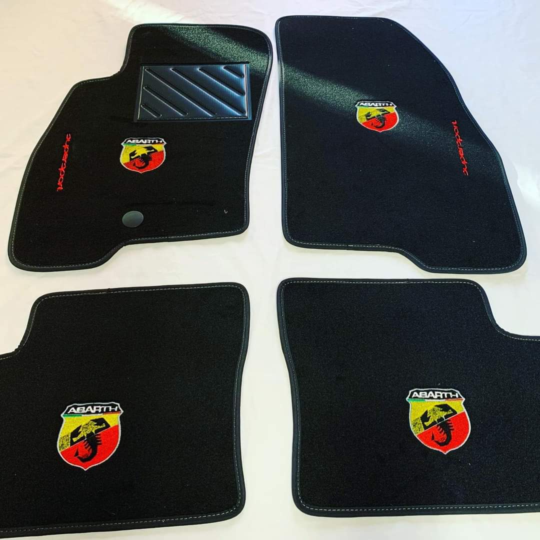 Tappetini auto punto abarth / punto evo abarth  mod. Abarth Corse