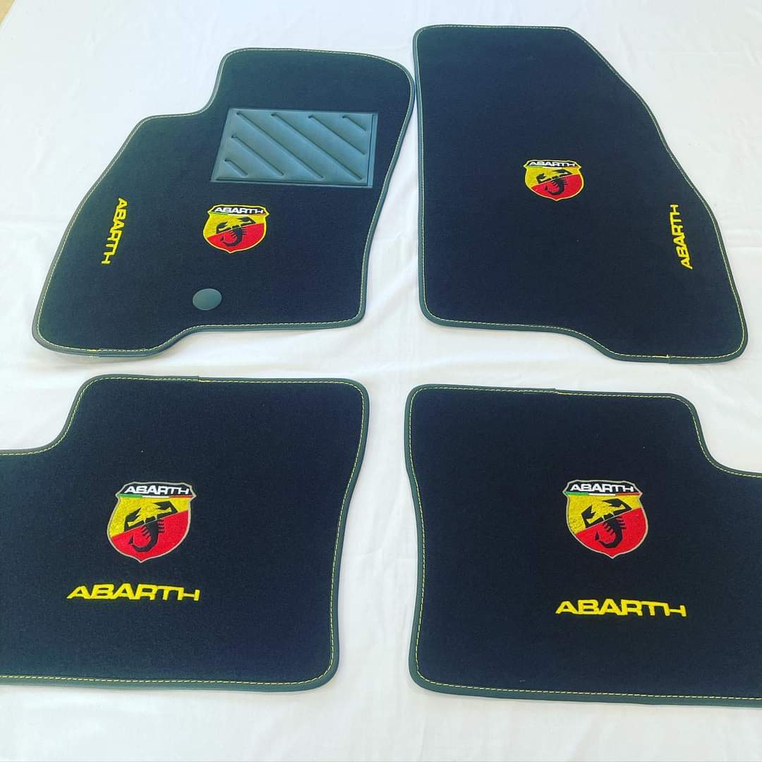 Tappetini auto punto abarth / punto evo abarth  mod. Abarth Corse