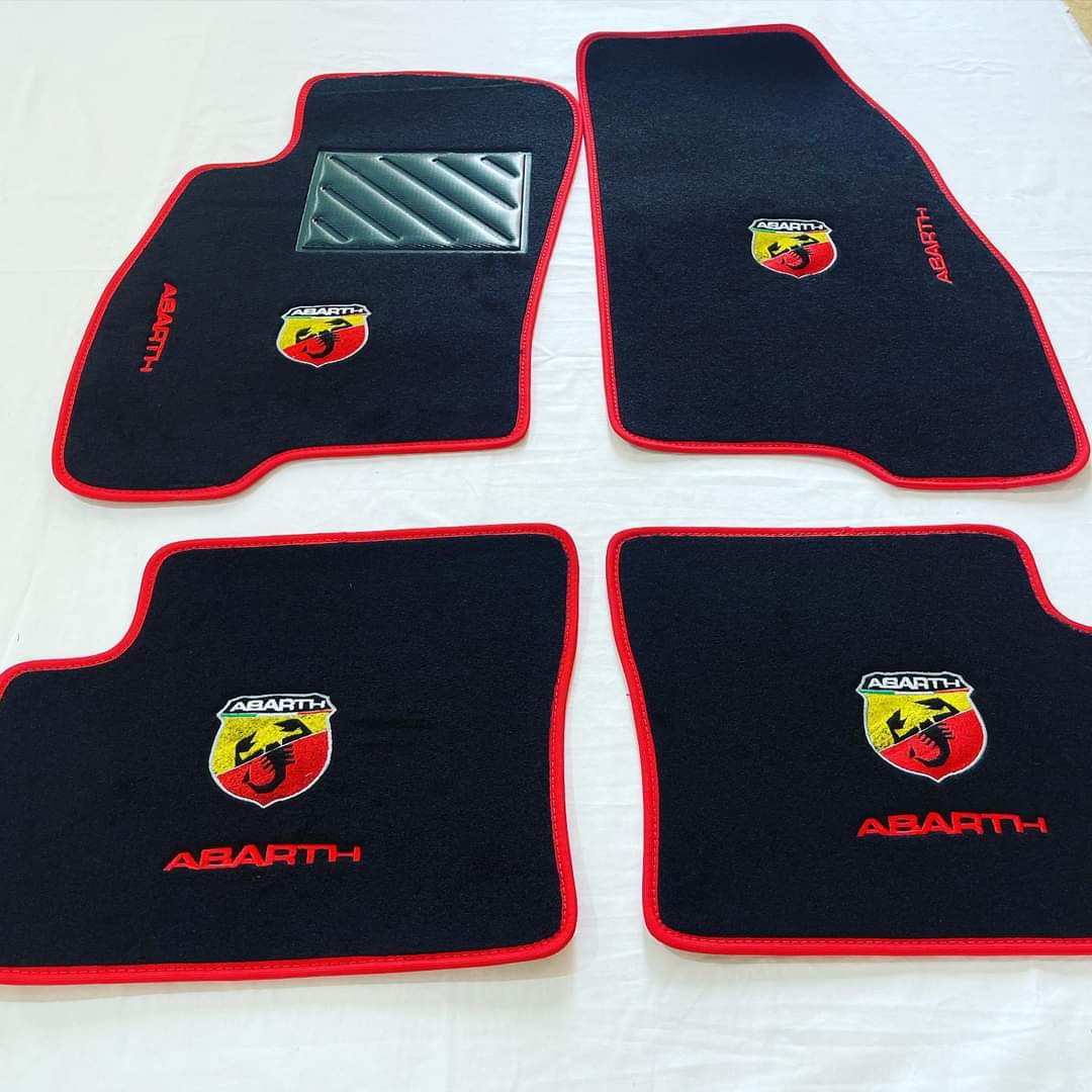 Tappetini auto punto abarth / punto evo abarth  mod. Abarth Corse