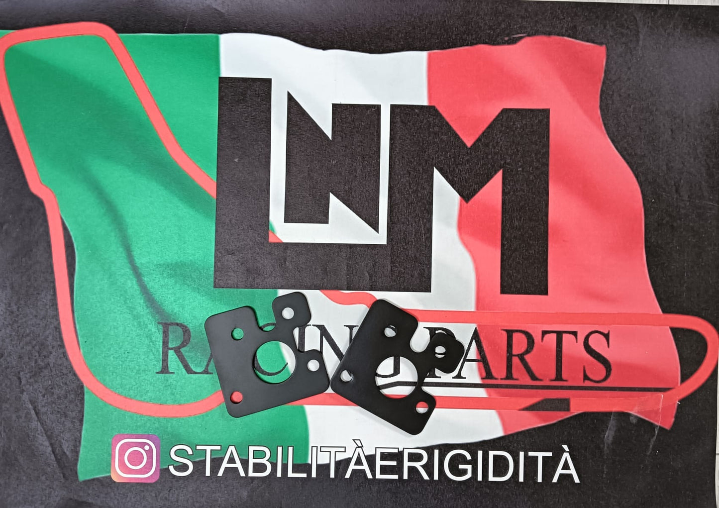 Piastre camber 1.5 gradi camber negativo Post PISTA  500abarth / fiat panda 100HP LNMRACING