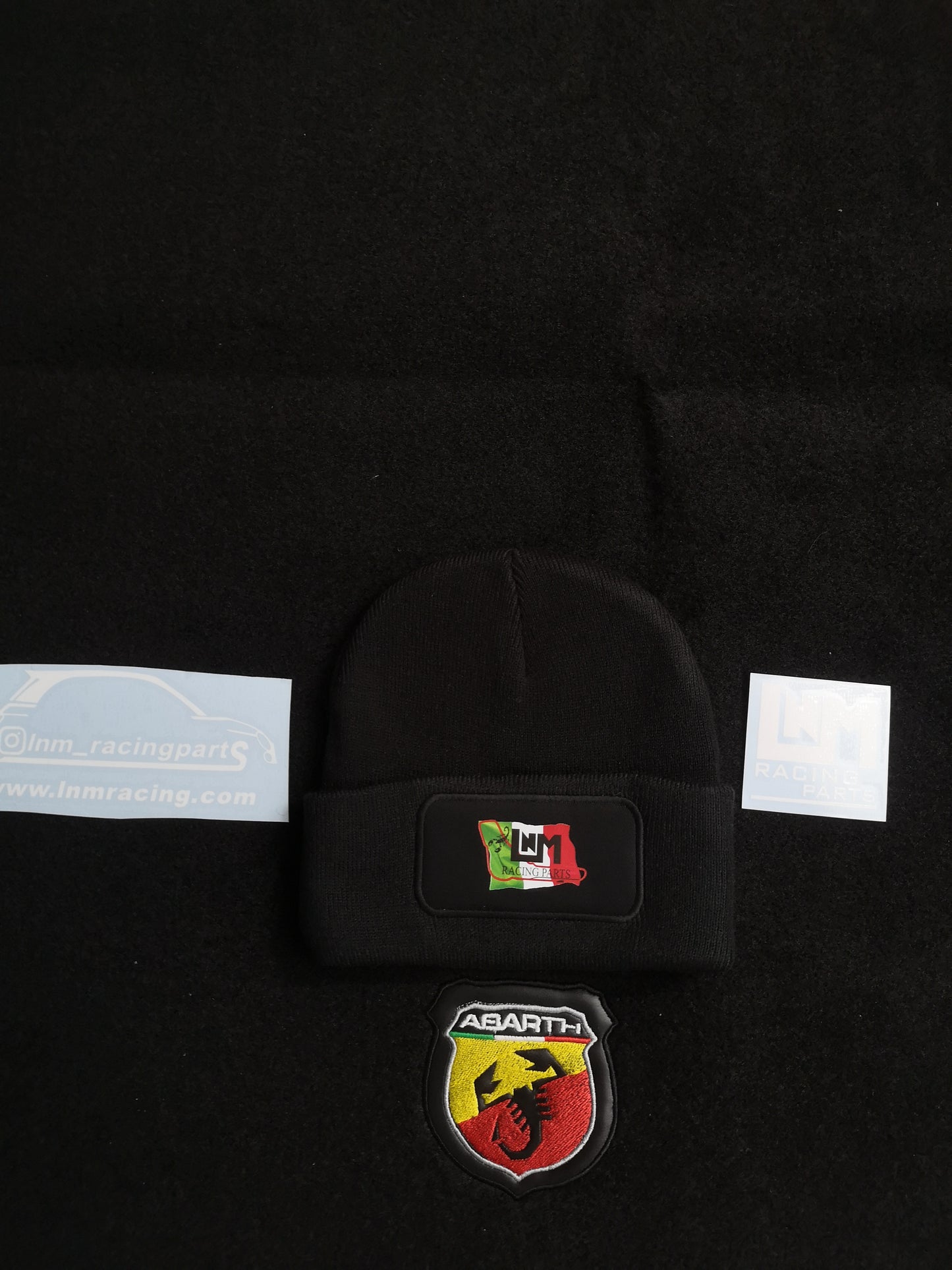 Cappellino nero Brand LNMracing