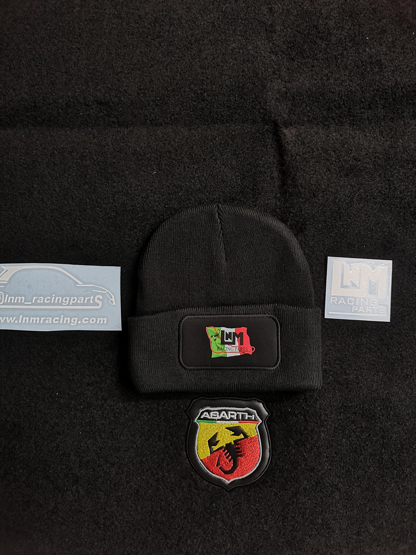 Cappellino nero Brand LNMracing