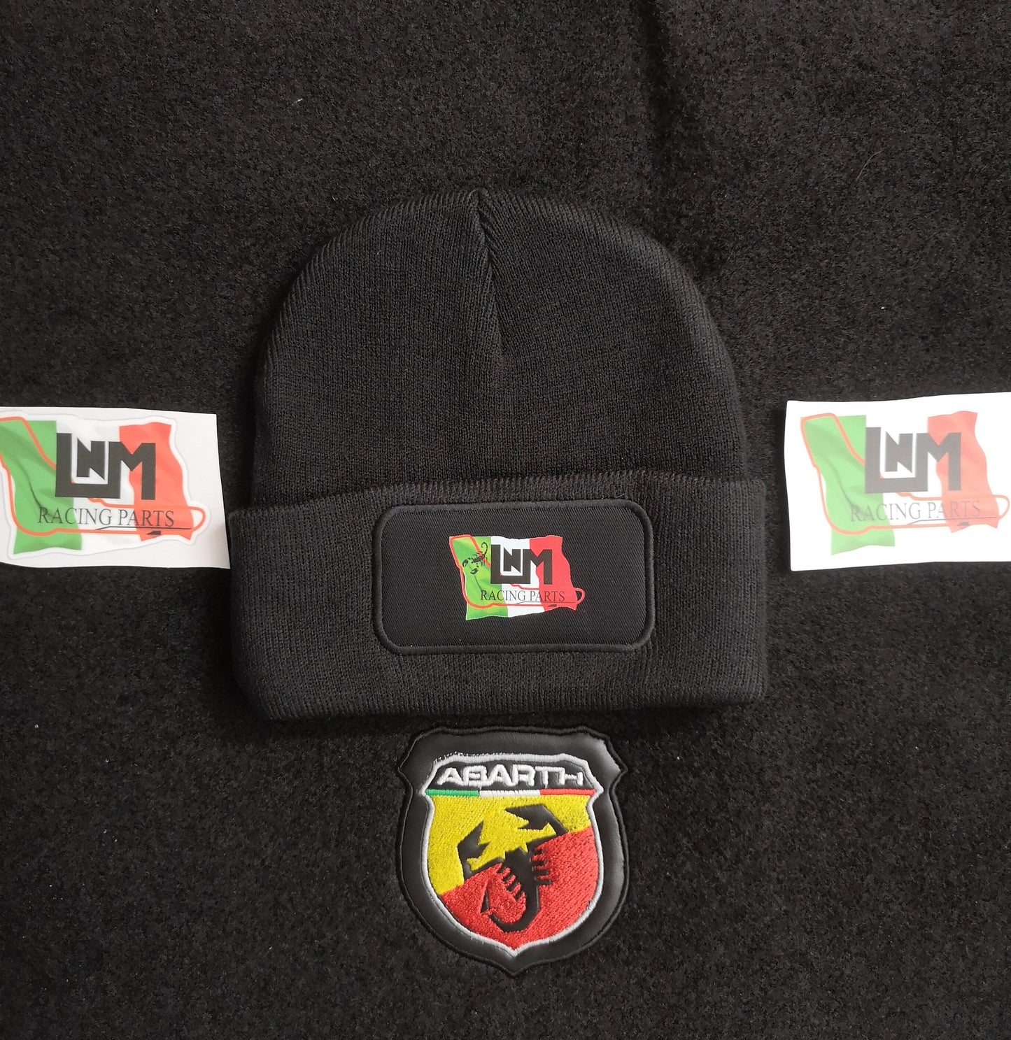 Cappellino nero Brand LNMracing