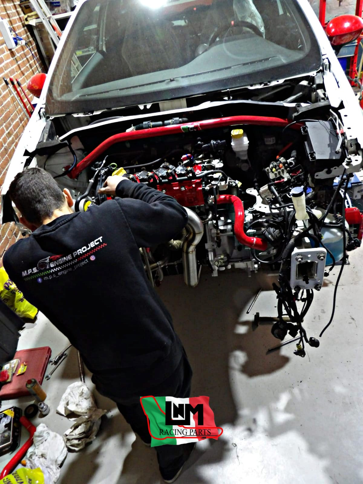 Barra Duomi anteriore Punto Evo abarth, punto abarth , Fiat Punto no diesel LNM