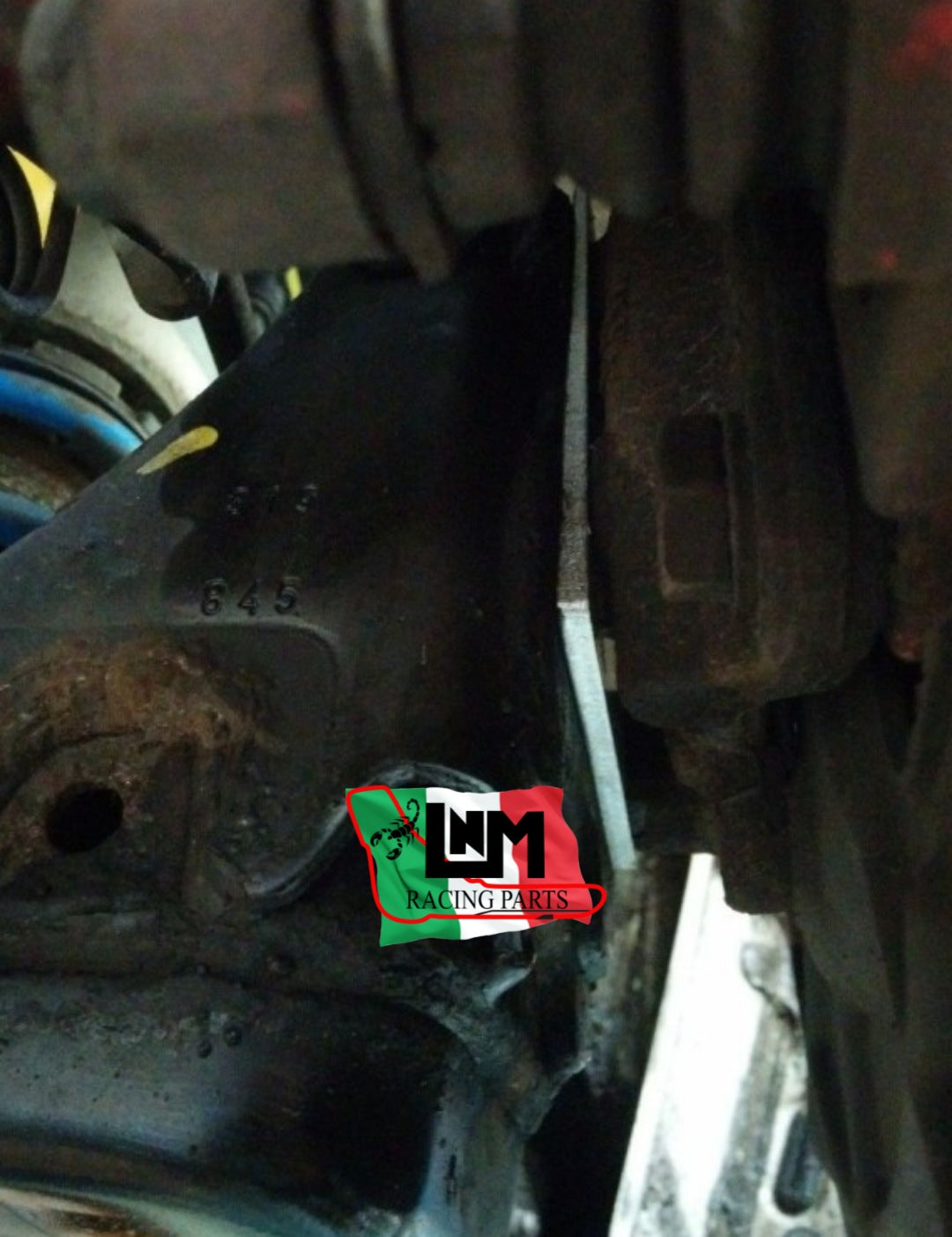 Piastre camber 1.5 gradi camber negativo Post PISTA  500abarth / fiat panda 100HP LNMRACING