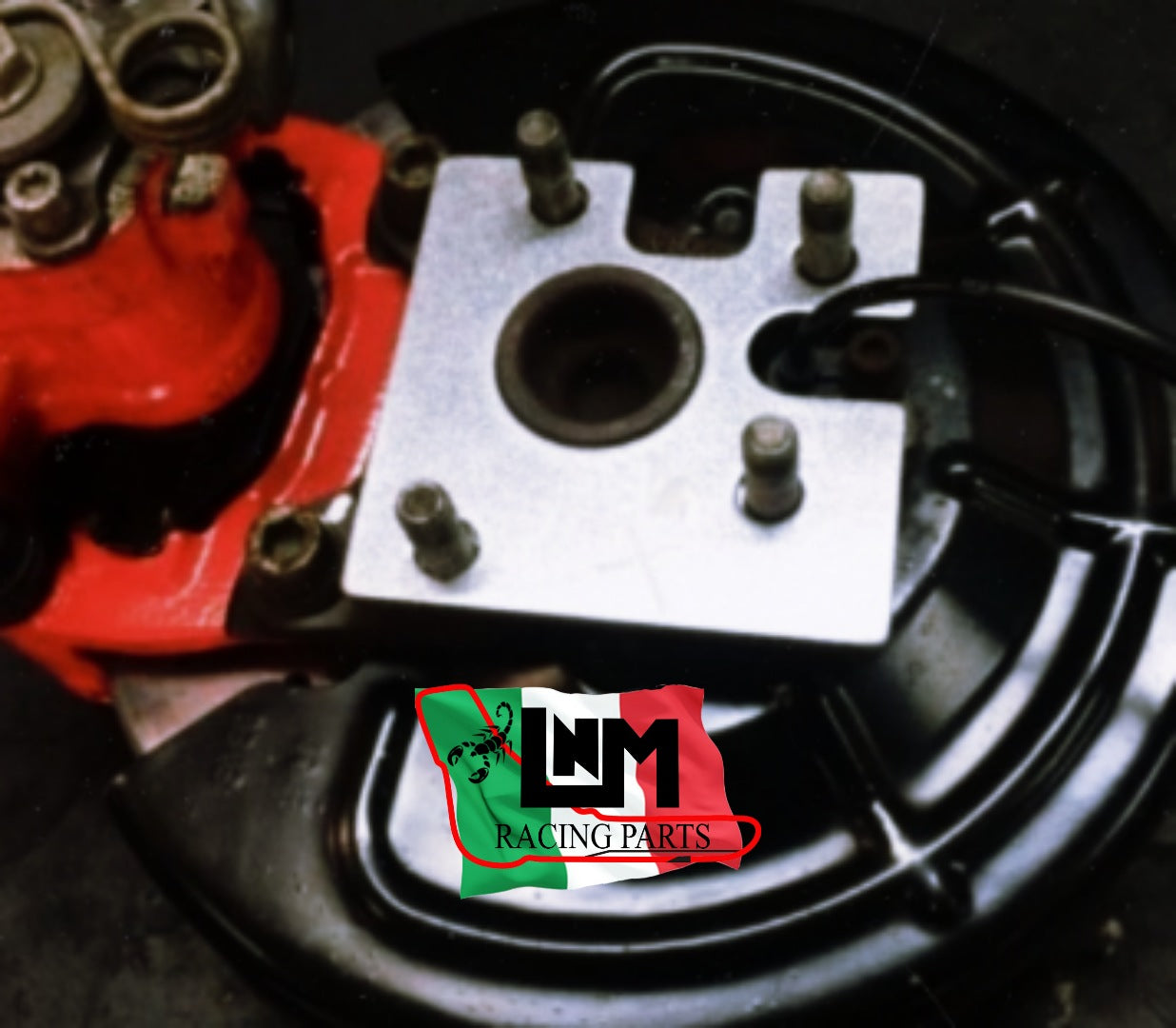 Piastre camber 1.5 gradi camber negativo Post PISTA  500abarth / fiat panda 100HP LNMRACING